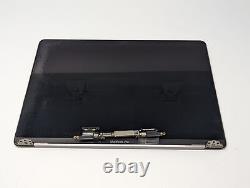 Macbook Pro 13 A1706 A1708 LCD Screen Display Assembly Space Grey Cracked Bezel