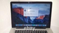 Macbook Pro A1286 15.4 Screen 8gb Memory 500gb Hard Drive El Capitan