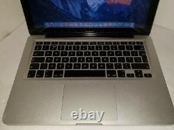 Macbook Pro a1278 13.3 inch screen 320gb hdd 4gb ram intel dual core 2.00ghz