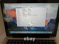 Macbook Pro a1278 13.3 inch screen 320gb hdd 4gb ram intel dual core 2.00ghz