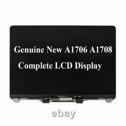 NEW for 13 MacBook Pro A1706 A1708 2016 2017 LCD Screen Assembly (Space Gray)