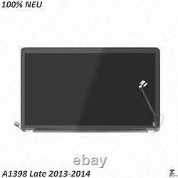 Neu LCD Screen Display Assembly für Apple MacBook Pro 15 Retina A1398 mitte 2014