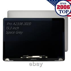 New LCD Full Screen Assembly for Macbook Pro A2338 M1 2020 Space Grey