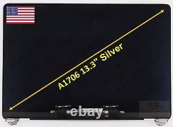 New Macbook Pro A1706 A1708 13'' 2016 2017 LCD Assembly Screen Silver AAA