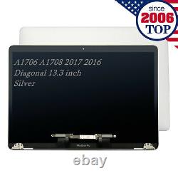 Silver LCD Screen Assembly for Apple Macbook Pro 13 A1708 A1706 2017 2016