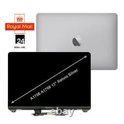 Silver Replacement Macbook Pro A1706 A1708 13'' 2016 2017 LCD Screen Display